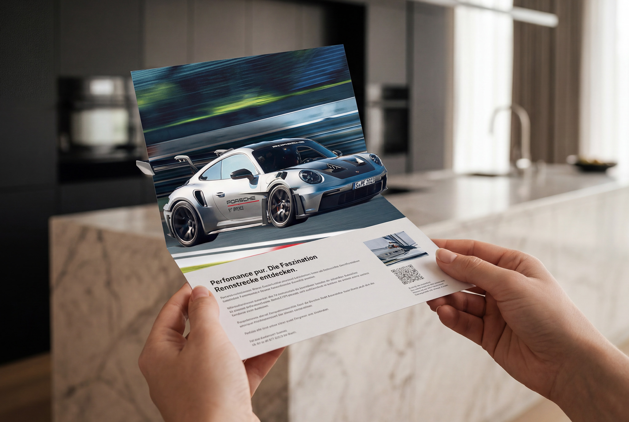 Porsche Experience — installed banner Levi Finland