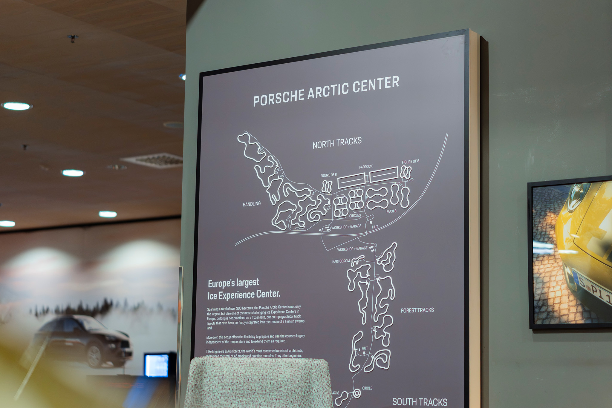 Porsche Experience — vehicle wrapping on snow track