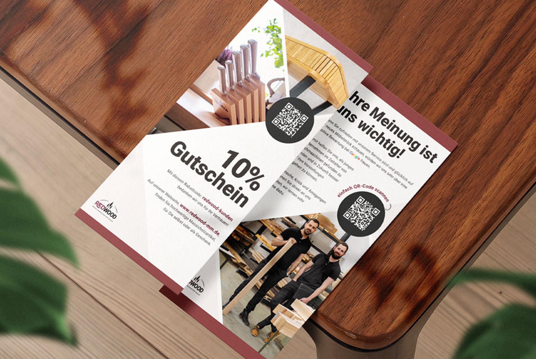 Redwood Möbelmanufaktur — flyer