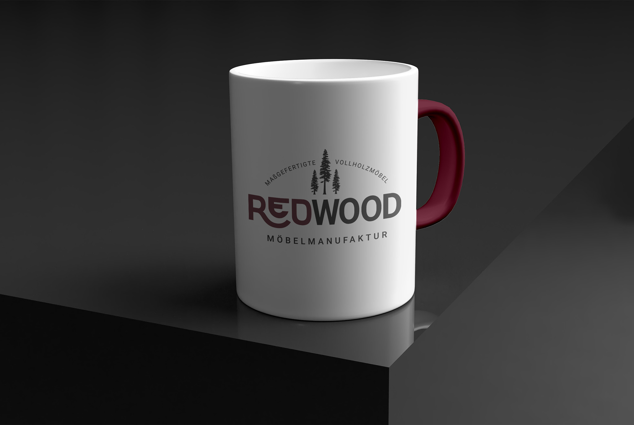 Redwood Möbelmanufaktur — branded mug