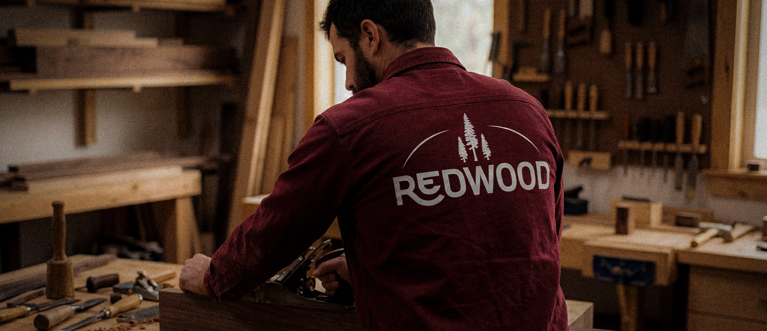 Redwood Möbelmanufaktur — vollständiges Corporate Design