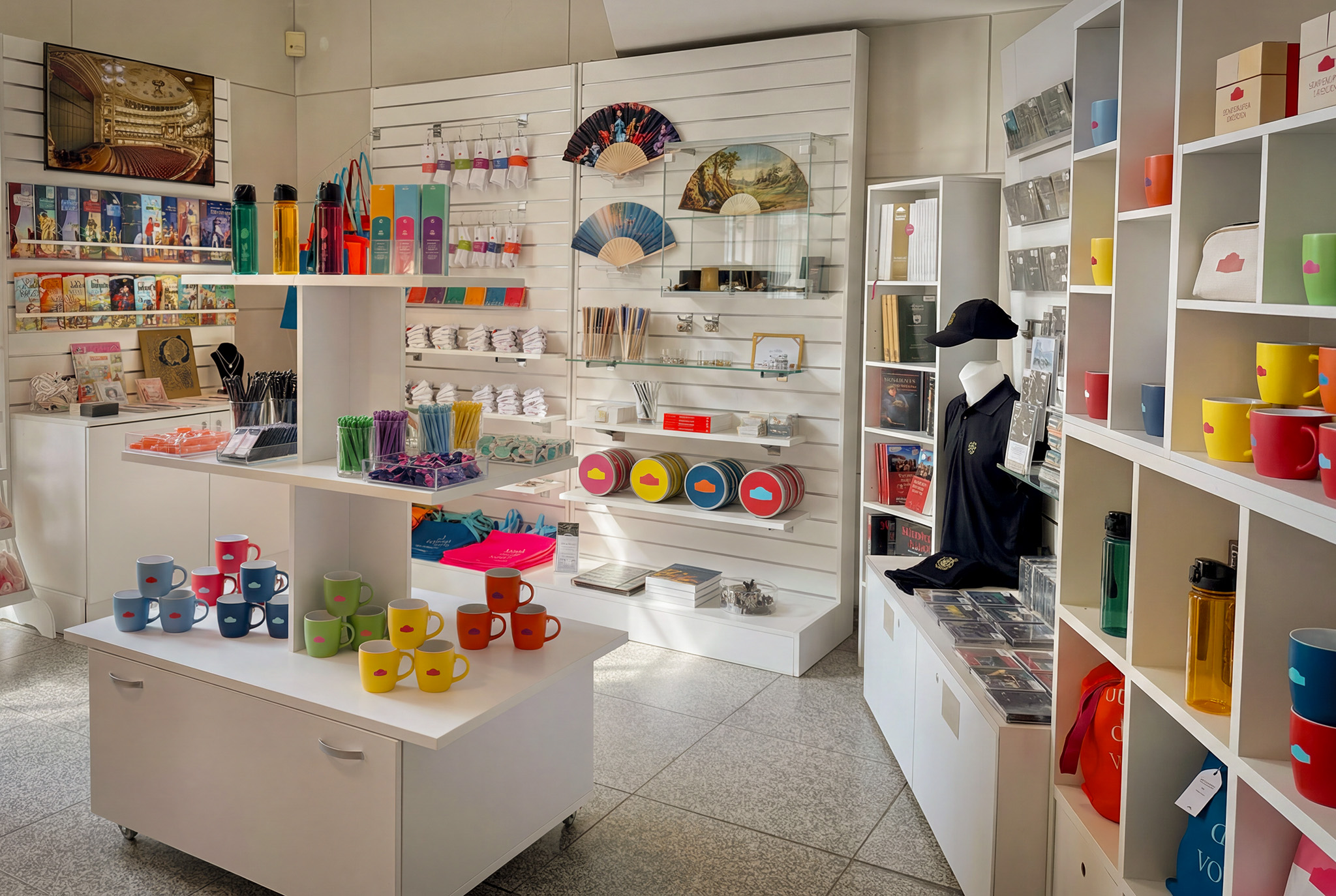 Semperoper Dresden — merchandise shop in the foyer
